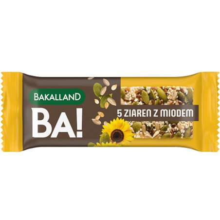BAKALLAND BATON BA! 5 ZIAREN Z MIODEM 40g