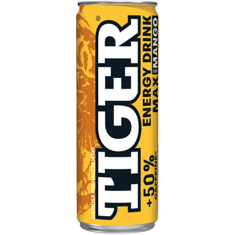 GELLWE NAPÓJ TIGER ENERGETYCZNY MAX MANGO 250ml