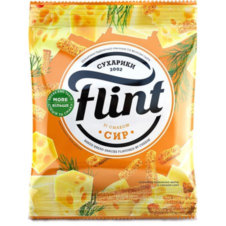 FLINT SUCHARKI PSZENICZNO ŻYTNIE SEROWE 70g