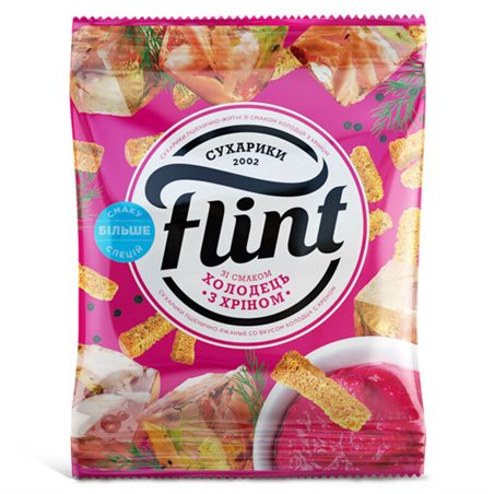 FLINT SUCHARKI PSZENICZNO ŻYTNIE GALARETA Z CHRZANEM 70g