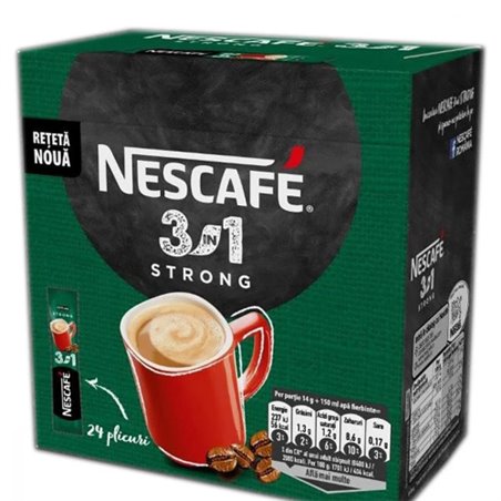 NESCAFE KAWA 3W1 STRONG 24x14g