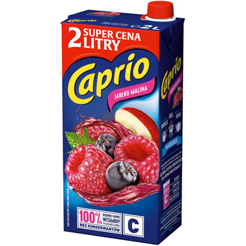CAPRIO NAPÓJ JABŁKO MALINA 2L