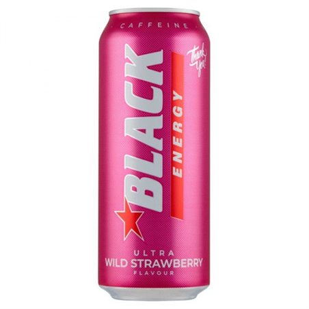 GELLWE NAPÓJ TIGER ENERGETYCZNY BLACK TRUSKAWKA 500ml