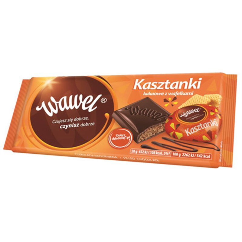 WAWEL CZEKOLADA KASZTANKI 100g