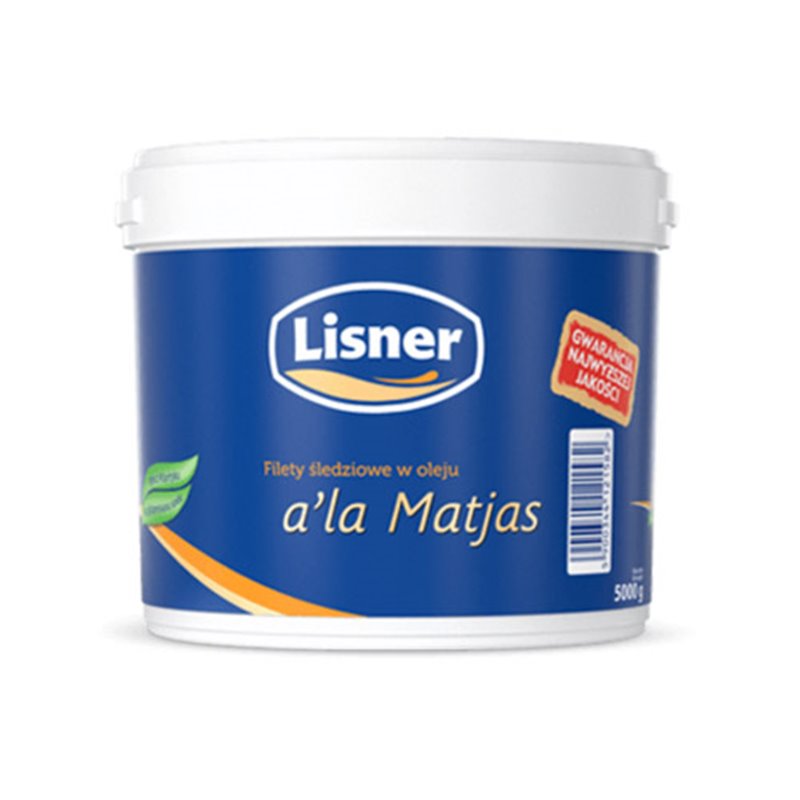 LISNER FILETY ŚLEDZIOWE MATIAS W SOLANCE 4/5kg