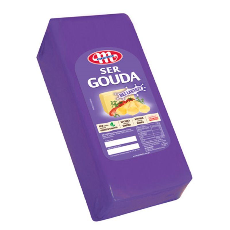 MLEKOVITA SER BLOK GOUDA BEZ LAKTOZY ~3,2kg