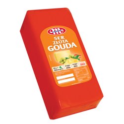 MLEKOVITA SER BLOK GOUDA ZŁOTA DOJRZEWAJĄCA ~3,2kg