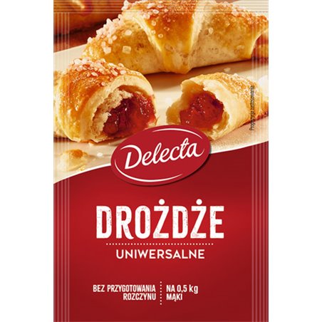 DELECTA DROŻDŻE SUSZONE 8g