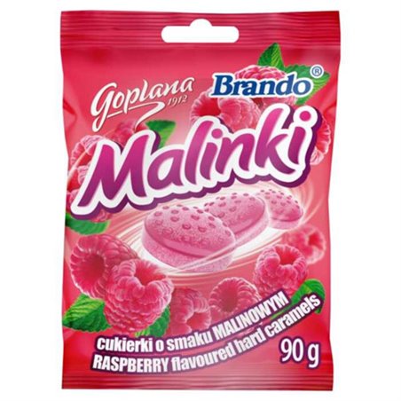 GOPLANA LANDRYNKI BRANDO MALINOWE 90g