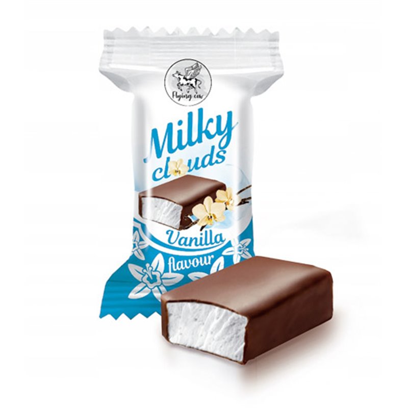AIM CZEKOLADKI PIANKA MLECZNA CHMURKA WANILIOWA ~1KG