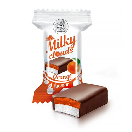 AIM CZEKOLADKI PIANKA MLECZNA CHMURKA POMARAŃCZA ~1KG
