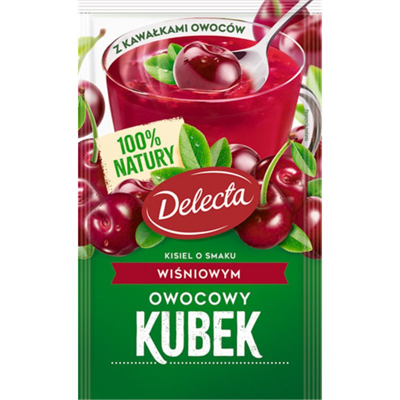 DELECTA KISIEL OWOCOWY KUBEK WIŚNIA 30g