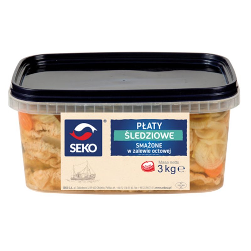 SEKO RYBA FILET ŚLEDZIOWY SMAŻONE W OCCIE ~3kg/4kg