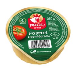 PROFI PASZTET Z DROBIEM I POMIDOREM 250g