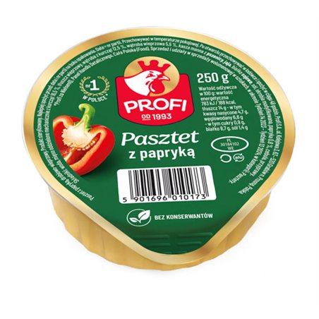 PROFI PASZTET Z DROBIEM I PAPRYKĄ 250G