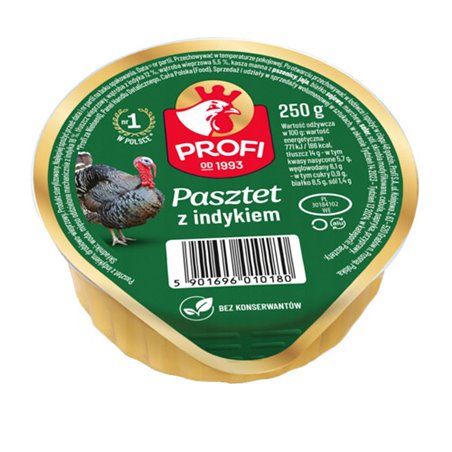 PROFI PASZTET Z DROBIEM I INDYKIEM 250g