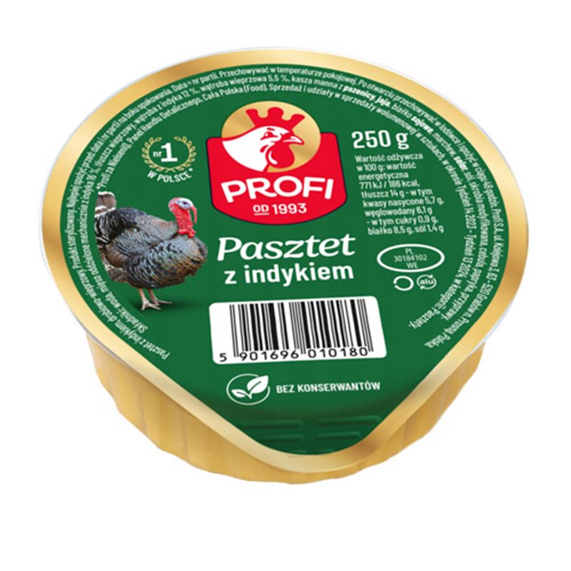PROFI PASZTET Z DROBIEM I INDYKIEM 250g