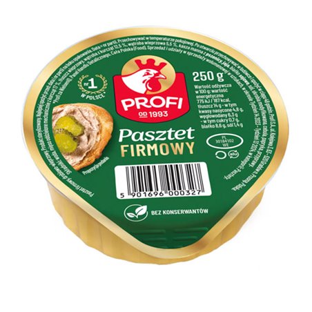 PROFI PASZTET Z DROBIEM FIRMOWY 250g