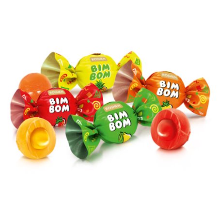 ROSHEN CUKIERKI OWOCOWE BIM BOM ~1KG