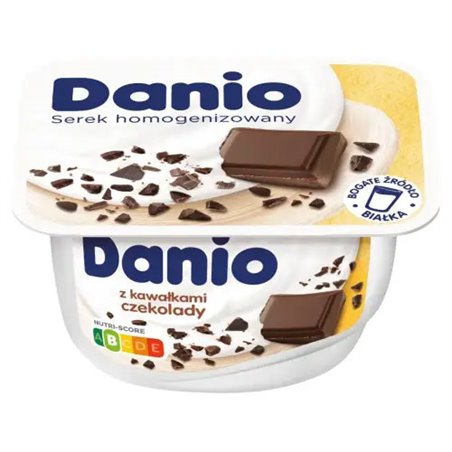 DANONE SEREK DANIO EXTRA CZEKOLADA 130g