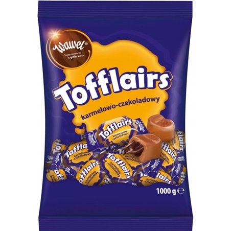 WAWEL CUKIERKI TOFFLAIRS KARMEL CZEKOLADA ~1Kg