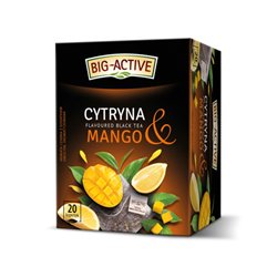 HERBAPOL HERBATA BIG-ACTIVE CZARNA CYTRYNA & MANGO 20x2g 40g