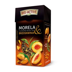 HERBAPOL HERBATA BIG-ACTIVE CZARNA BRZOSKWINIA & MORELA 80g