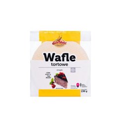 EUROWAFEL WAFLE TORTOWE OKRĄGŁE 130g