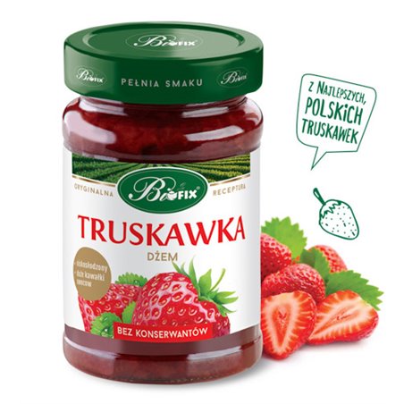BIFIX DŻEM TRUSKAWKOWY 290g