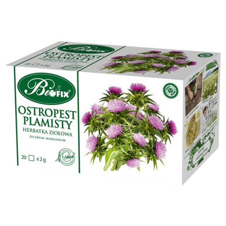 BIFIX HERBATA ZIOŁOWA OSTROPEST PLAMISTY 20x2g 40g