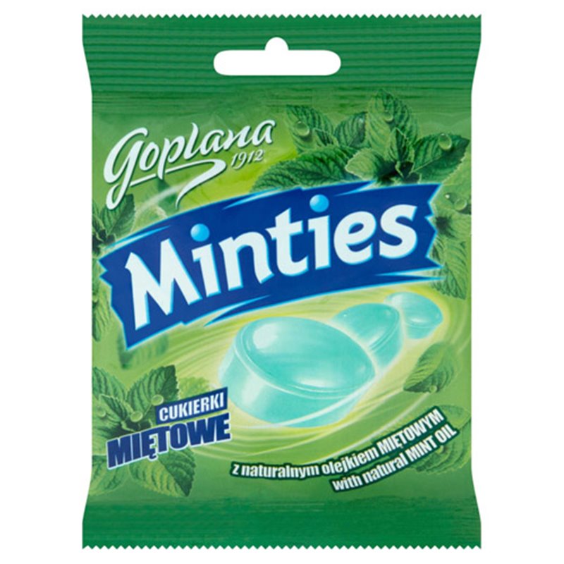 GOPLANA LANDRYNKI MINTIES MIĘTOWE 90g