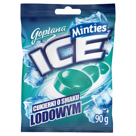 GOPLANA LANDRYNKI MINTIES MIĘTOWE ICE 90g
