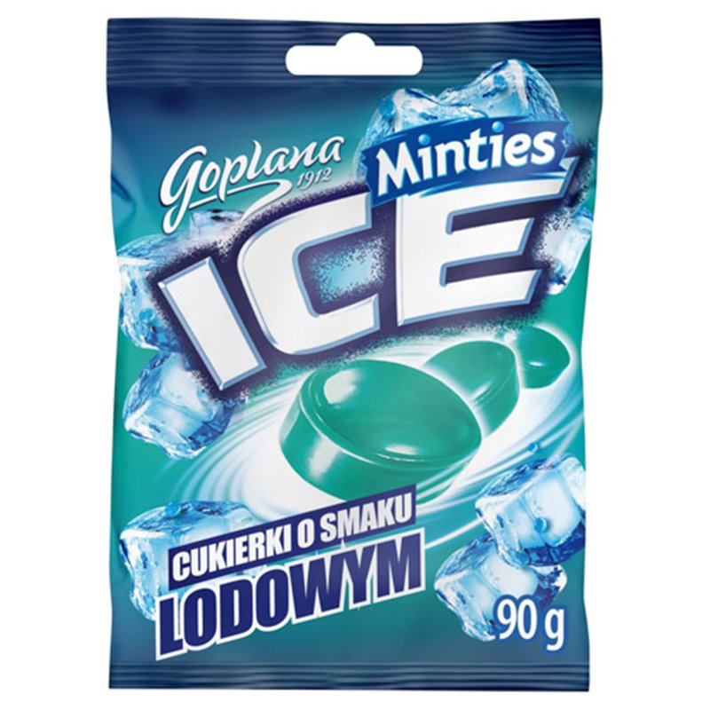 GOPLANA LANDRYNKI MINTIES MIĘTOWE ICE 90g