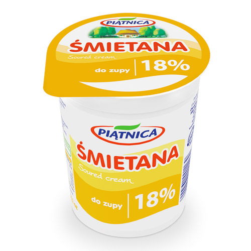 PIĄTNICA ŚMIETANA 18% 400g