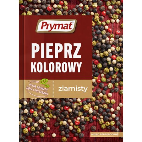 PRYMAT PRZYPRAWA PIEPRZ KOLOROWY ZIARNISTY 15g