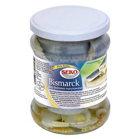 SEKO FILETY ŚLEDZIOWE SŁOIK BISMARK 380g