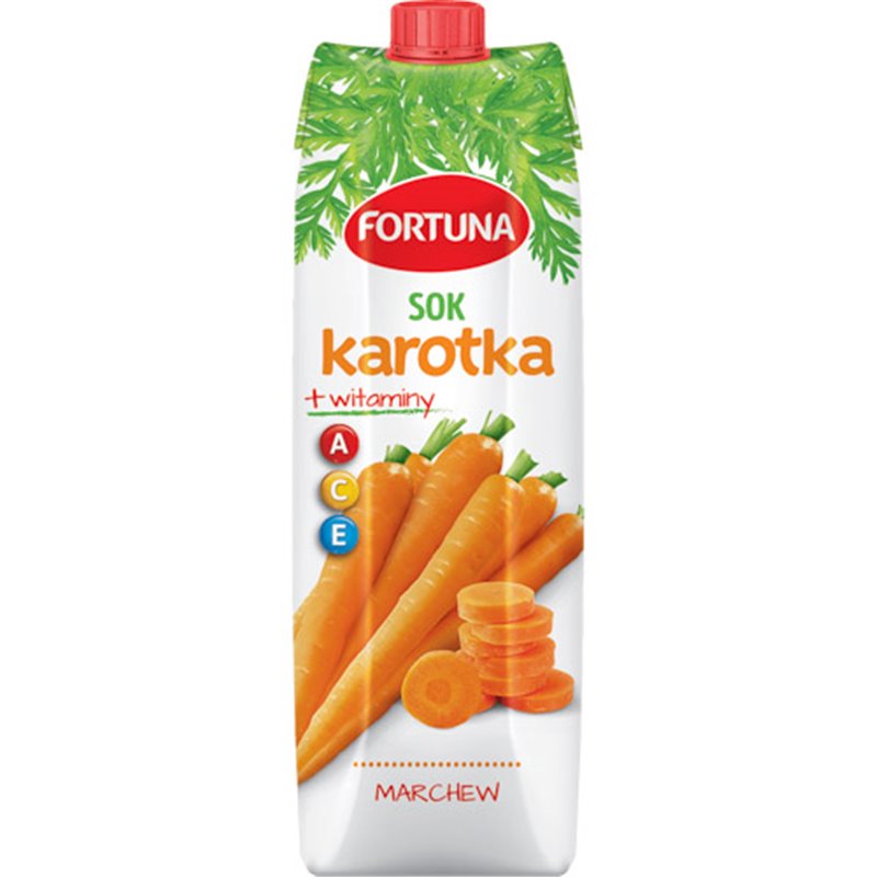 FORTUNA SOK KAROTKA MARCHEWKA 100% 1L
