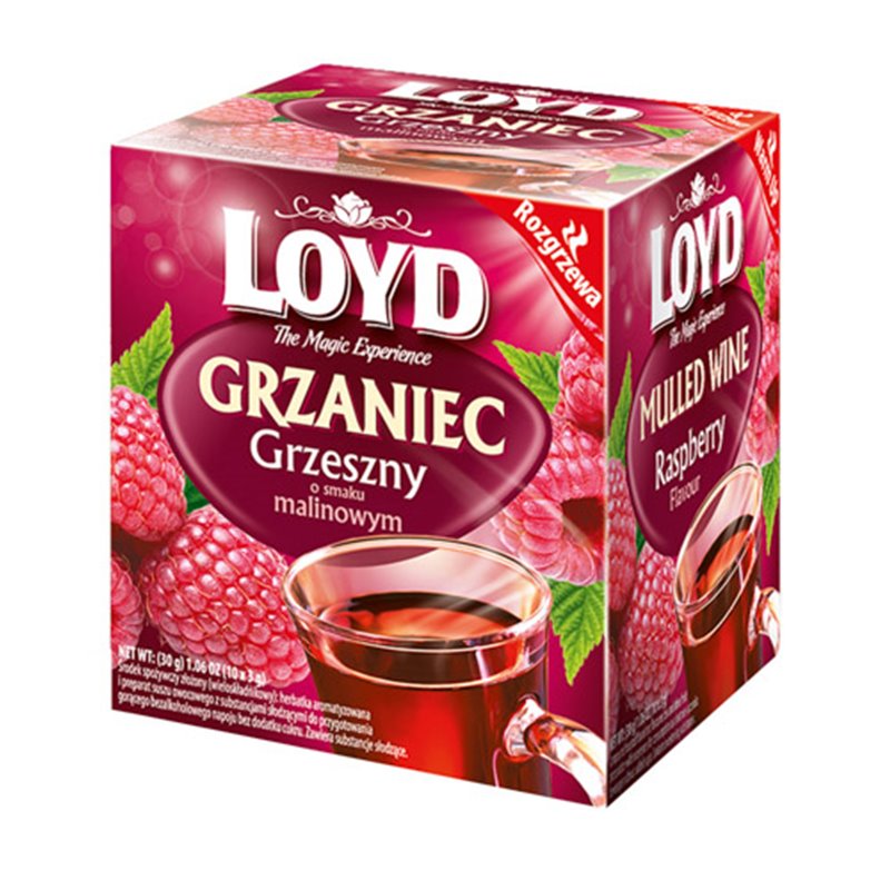 MOKATE HERBATA LOYD GRZANIEC MALINOWY 10x3g 30g