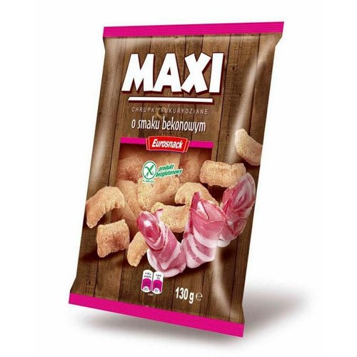 EUROSNACK CHRUPKI MAXI BEKONOWE 130g