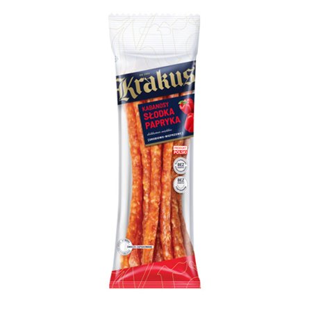 KRAKUS KABANOS DROBIOWO WIEPRZOWY SŁODKA PAPRYKA 95g