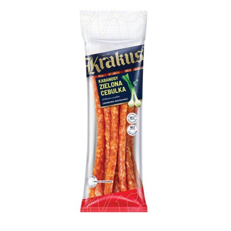 KRAKUS KABANOS DROBIOWO WIEPRZOWY ZIELONA CEBULA 95g