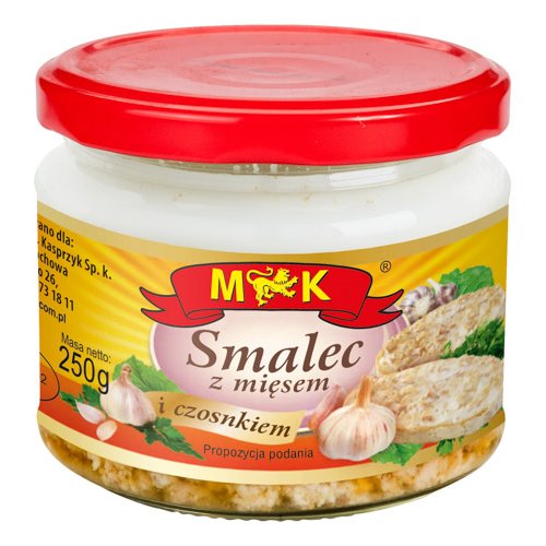 M&K KONSERWA SMALEC Z MIĘSEM I CZOSNKIEM 250g