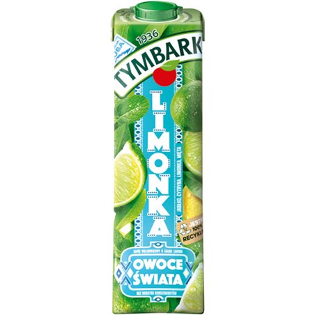 TYMBARK NAPÓJ OWOCE ŚWIATA LIMONKA 1L