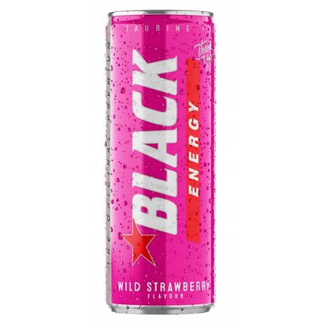 GELLWE NAPÓJ TIGER ENERGETYCZNY BLACK POZIOMKA 250ml
