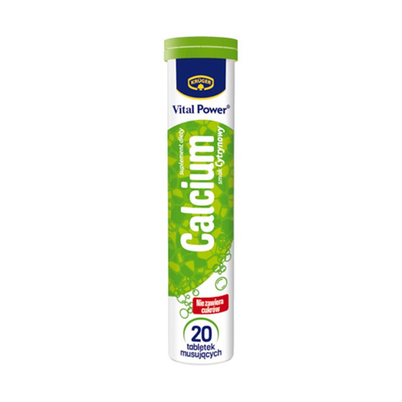 KRUGER TABLETKI MUSUJĄCE CALCIUM 84g